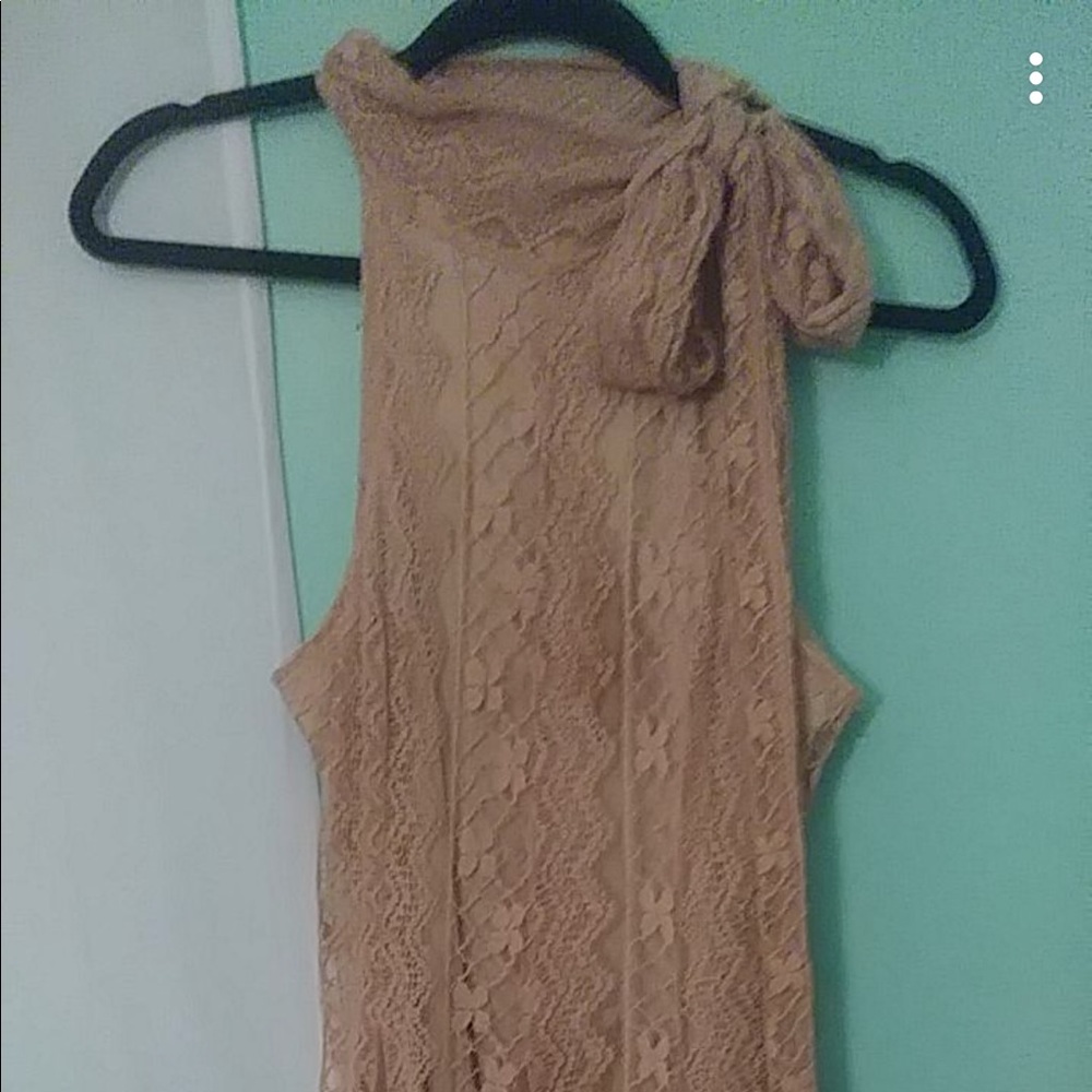 Altar’d State Blush Halter Dress worn once